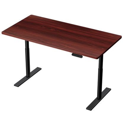 Artiss Standing Desk Motorised Electric Dual Motor Walnut 140CM