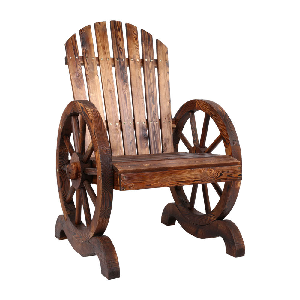 Gardeon Wooden Wagon Chair Outdoor