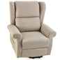 FORTIA Electric Recliner Lift Heat Chair for Elderly, Massage, Heat Therapy, Aged Care, Beige