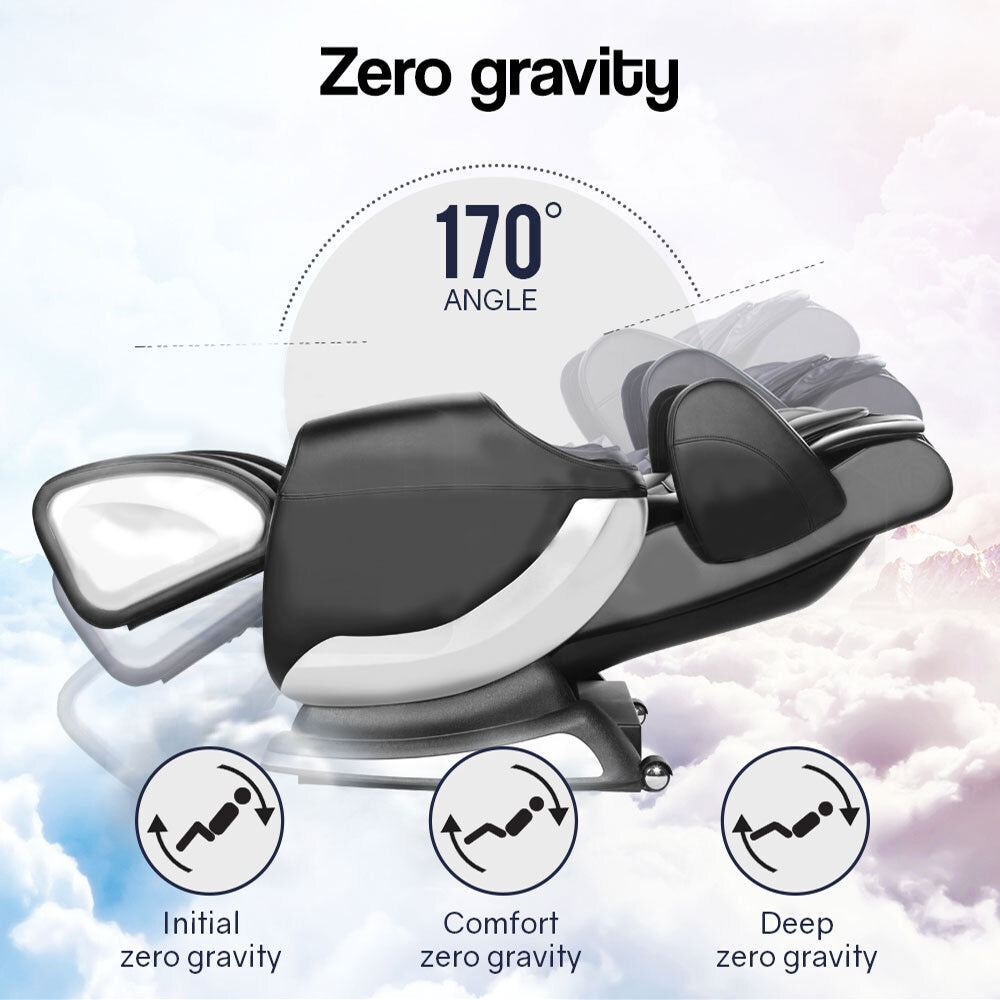 FORTIA Electric Massage Chair Full Body Reclining Zero Gravity Recliner Back Kneading Massager