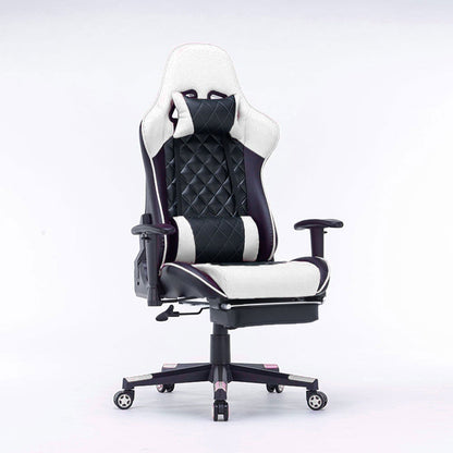 Gaming Chair Ergonomic Racing chair 165° Reclining Gaming Seat 3D Armrest Footrest Black Green