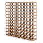 Timber Wine Rack Storage Cellar Organiser 120 Bottle