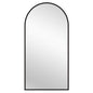 Black Metal Arch Mirror - X Large 100cm x 200cm