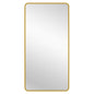 Gold Metal Rectangle Mirror - X-Large 100cm x 200cm