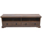 Florence  ETU Entertainment TV Unit 180cm 2 Drawer Solid Mango Timber Wood