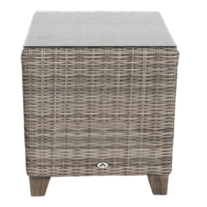 Sophy 131cm Wicker Rattan Outdoor Coffee Table 50cm Side Table Set