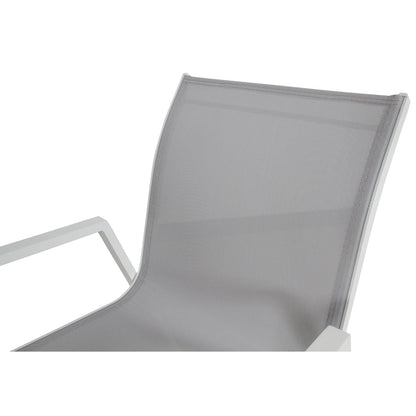 Iberia 6pc Set Aluminium Outdoor Dining Table Chair White