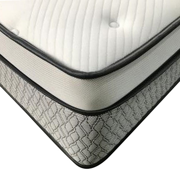 King Mattress in Gel Memory Foam 6 Zone Pocket Coil Soft Firm Bed 30cm Thick