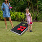 Bean Bag Toss Cornhole Game Set Aluminium Frame Portable Design