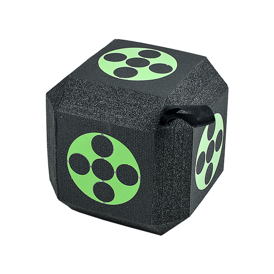 Archery 3D Dice Target Cube Reusable 18 Sides 23CM Self Healing XPE Foam Target