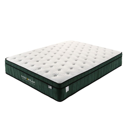 Green Tea Cool Gel Memory Foam Mattress 36cm 5 Zone King