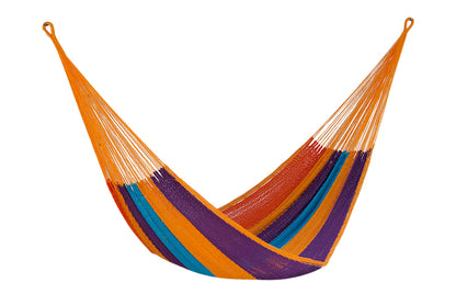 Outdoor undercover cotton Mayan Legacy hammock King size Alegra